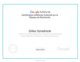 Certification Google adwords ANEMO